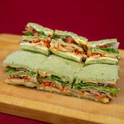 6 Sándwiches vegetarianos...